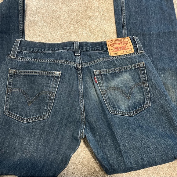 Levi's Slim Straight Jeans - Dark Blue - Picture 3 of 3